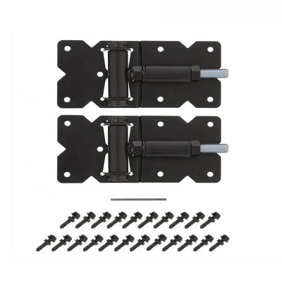 OEM Accepted Self Closing Adjustable Hardware Accessories Vinyl PVC Gate Fence Hinges