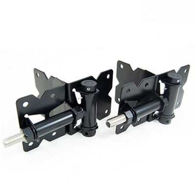 Waterproof Black Stainless Steel Self-Closing Adjustable Vinyl Spring Fence Gate Hinge