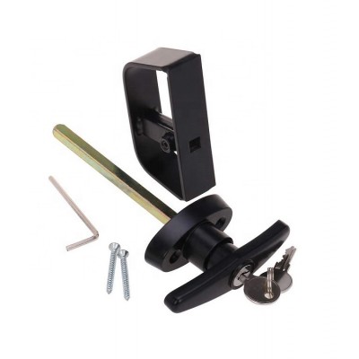 Shed Door T Handle Lock Kit  Includes 2 Keys 2 Screws Allen Wrench Shed  Barn Door Playhouse  And Chicken Coop Lock