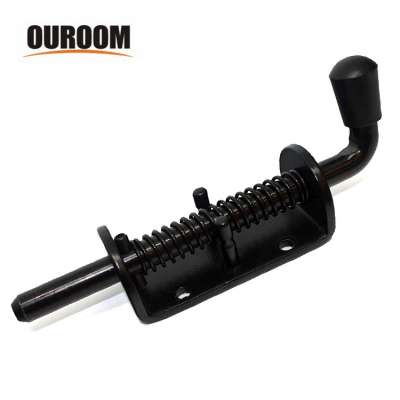 Ouroom/OEM Wholesale Products Customizable XY1704 Heavy Duty Spring Latch Bolt for Shed Door